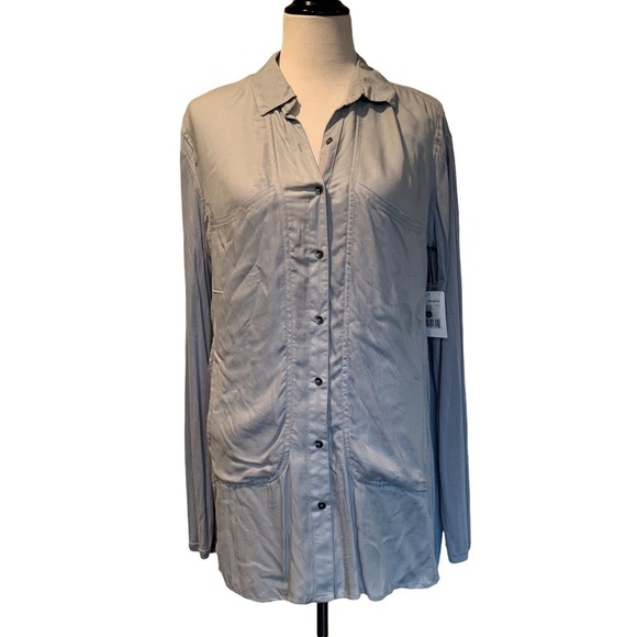 Free people powder blue top - Picture 1 of 16